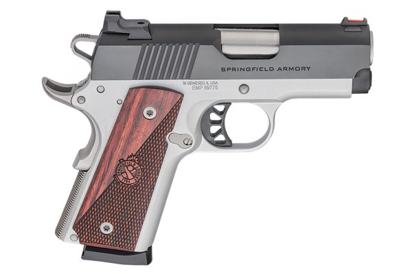 1911 Ronin EMP 9mm Pistol with Textured Wood Grips and 3 Inch Barrel