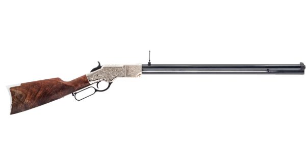 Original Henry Cody Firearms Museum Series 44-40 Win Rifle with Walnut Stock and Engraved Receiver