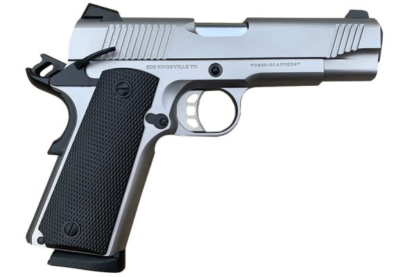 1911 Duty 45 ACP Pistol with 5 Inch Barrel and Stainless Steel Finish
