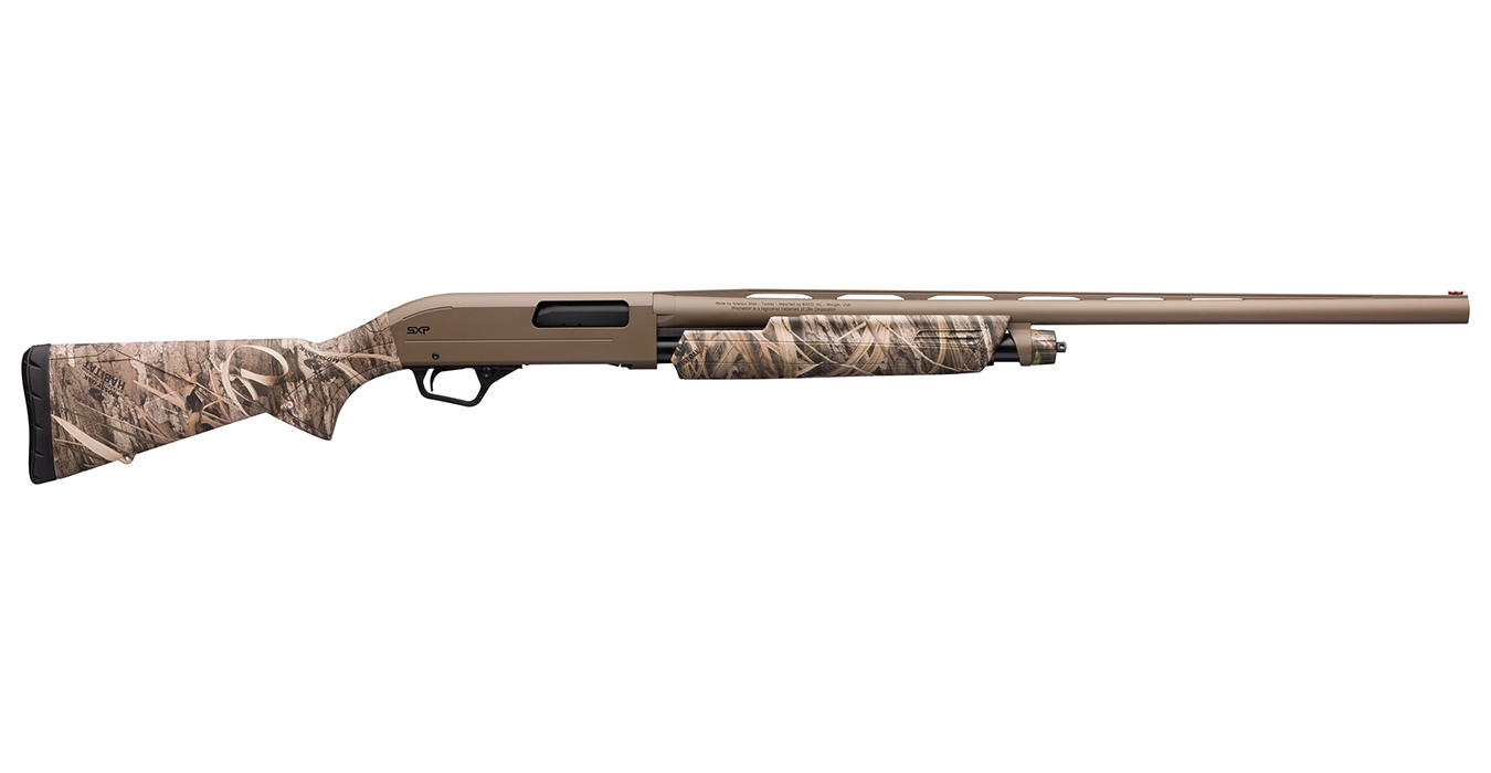 SXP Hybrid Hunter 12 Gauge Pump Shotgun with Mossy Oak Shadow Grass Habitat Finish and 26 Inch Barrel