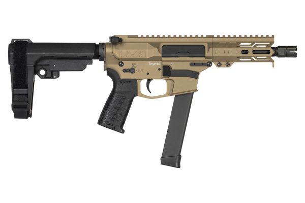 Banshee MKGS 9mm AR-15 Pistol with Coyote Tan Cerakote Finish