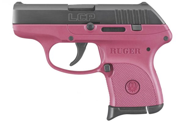 LCP 380ACP Centerfire Pistol with Raspberry Grip Frame