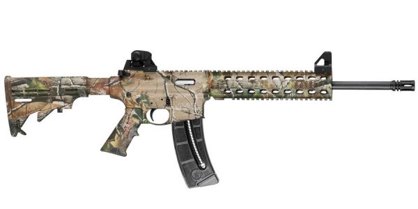 MP15-22 22 LR Semi-Auto Rimfire Rifle with Realtree APG HD Camo Stock