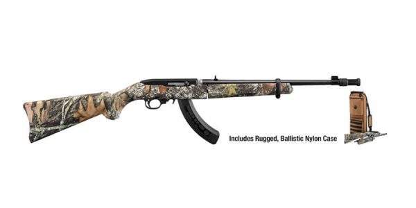 10/22 Takedown 22 LR Autoloading Rifle with Mossy Oak Camo Stock