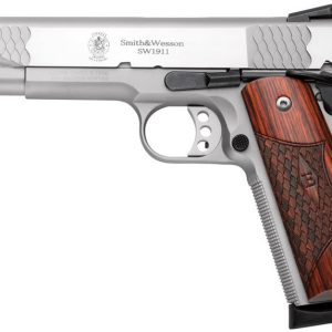SW1911 E-Series 45 ACP Satin Stainless Centerfire Pistol - Firearms - Texas Gun Store
