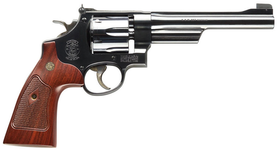 Model 27 Classic 357 Magnum with Square Butt Walnut Grips