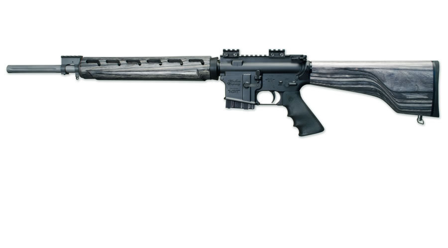 WW-15 Varmint Exterminator 223 Fluted Flat-Top Rifle with Pepper Wood Stock