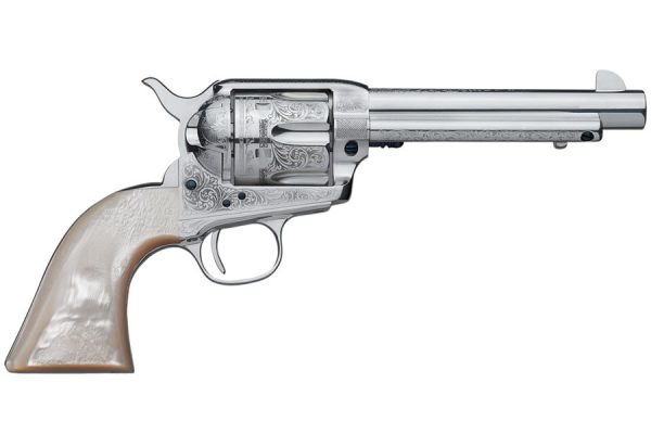 1873 Engraved Cattleman 45 Colt Revolver