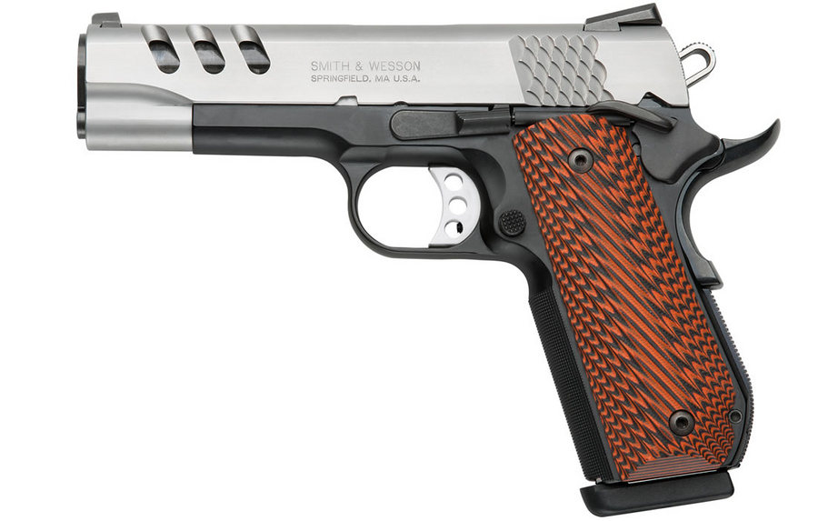 SW1911 45 ACP Performance Center Pistol with 4.25-inch Barrel and Ports
