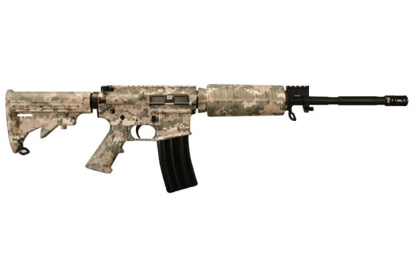 WW-15 SRC 5.56mm M4A4 Flat-Top Rifle with Desert Digital Camo