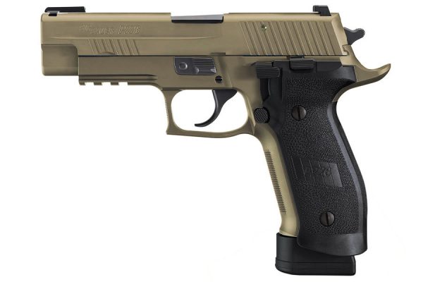 P226 Tactical Operations 9mm FDE Centerfire Pistiol with Night Sights