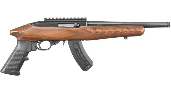 22 Charger 22 LR Rimfire Pistol with Brown Laminate Stock