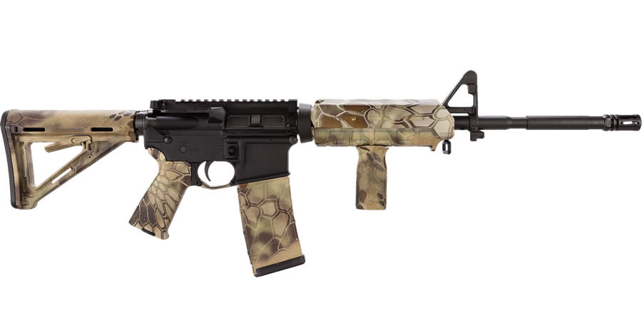 M4 Carbine 5.56x45 NATO Magpul Kryptek Highlander Camo Rifle