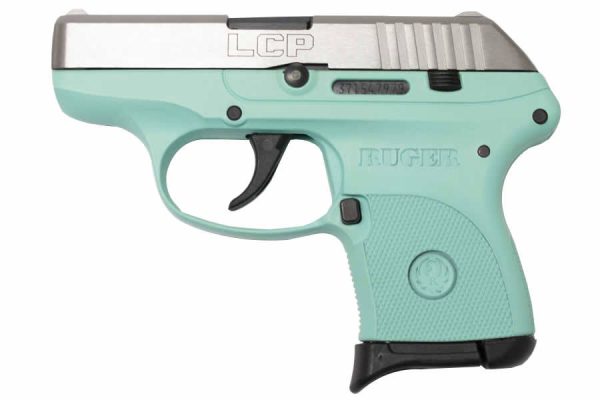 LCP 380 Auto Turquoise Carry Conceal Pistol w/ Nickel Slide (TALO Exclusive)