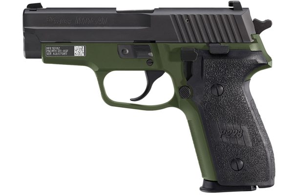 M11-A1 9mm with Army Green Anodized Frame