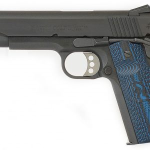 Competition Pistol 9mm with Blue G10 Grips