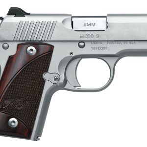 Micro 9 Stainless 9mm Luger with Rosewood Grips