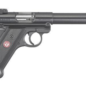 Mark IV Target 22LR Blued Rimfire Pistol with Bull Barrel