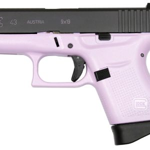 43 9mm Single Stack Pistol with Natalie Pink Frame
