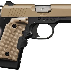 Micro 9 Desert Tan (FDE) 9mm with Crimson Trace Lasergrips