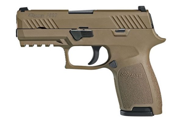 P320 Compact 357 Sig Flat Dark Earth (FDE) with Night Sights