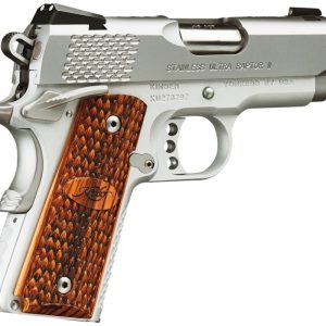 Stainless Ultra Raptor II 45 ACP with Night Sights