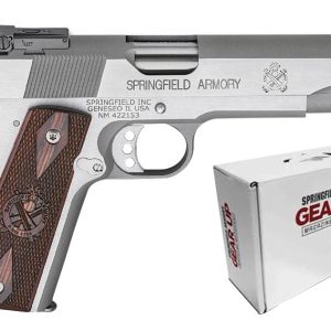 1911 Stainless Range Officer w/adj sights and range bag