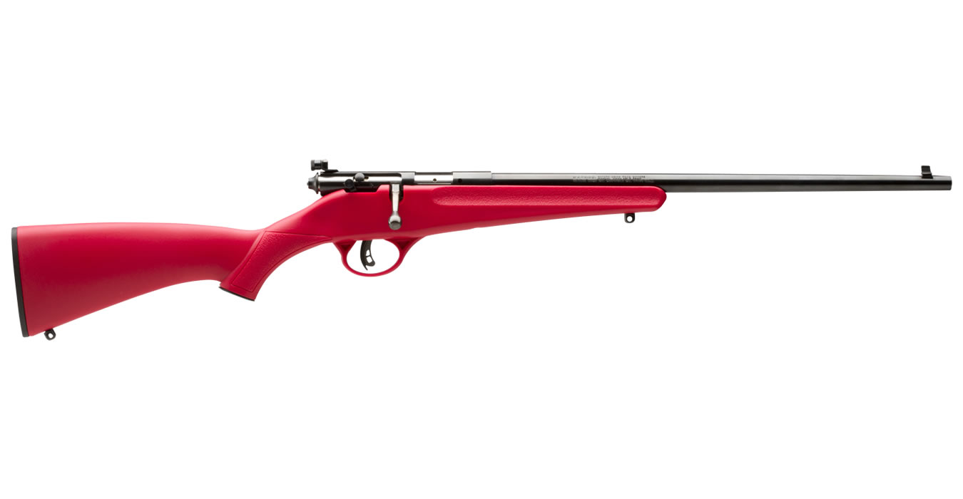 Rascal Youth 22LR Bolt Action Rimfire Rifle with Red Stock