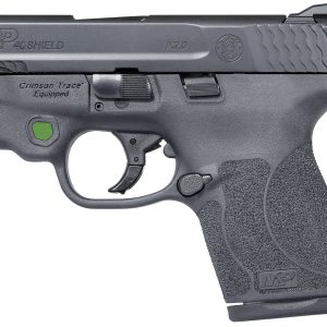 MP40 Shield M2.0 40 S&W Centerfire Pistol w/ Green Crimson Trace Laser and No Thum
