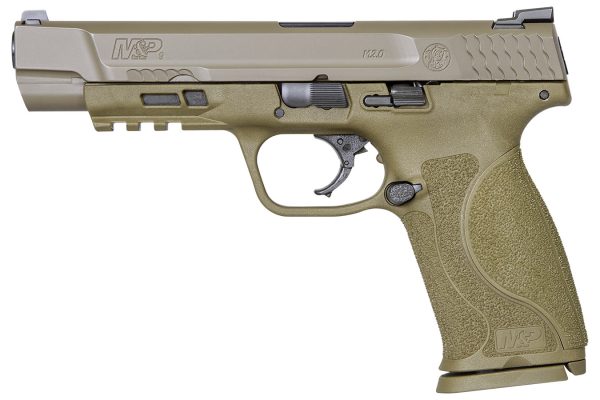 MP9 M2.0 9mm FDE Centerfire Pistol with 5-Inch Barrel and No Thumb Safety