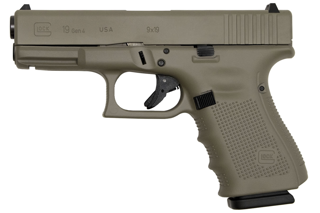 19 Gen4 9mm 15-Round Pistol with Elite Earth Cerakote Finish 19 Gen4 9mm 15-Round Pistol with Elite Earth Cerakote Finish - Firearms - Texas Gun Store