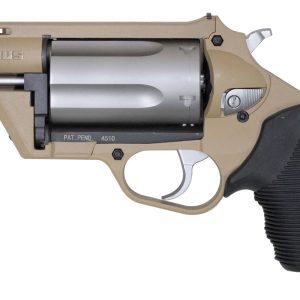 Judge Public Defender Poly 45/410 Flat Dark Earth Polymer Frame Revolver with Stainless Cylinder - Firearms - Texas Gun Store