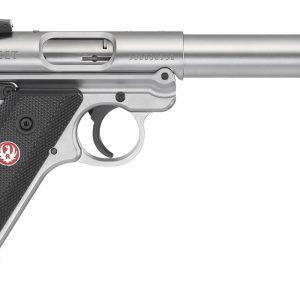 Mark IV Target 22LR Stainless Rimfire Pistol with Threaded Bull Barrel