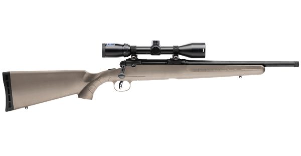 Axis II Flat Dark Earth Exclusive 308 Win w / 3-9x40 Scope and Threaded Barrel