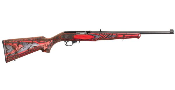 10/22 22LR Red/Black Laminate Wild Hog Stock Limited-Edition Rifle (Talo Ex.)