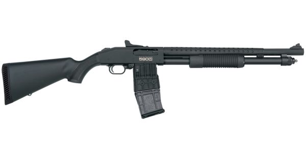 590M 12 Gauge Mag-Fed Pump-Action Shotgun with Heat Shield and 10-Round Magazine
