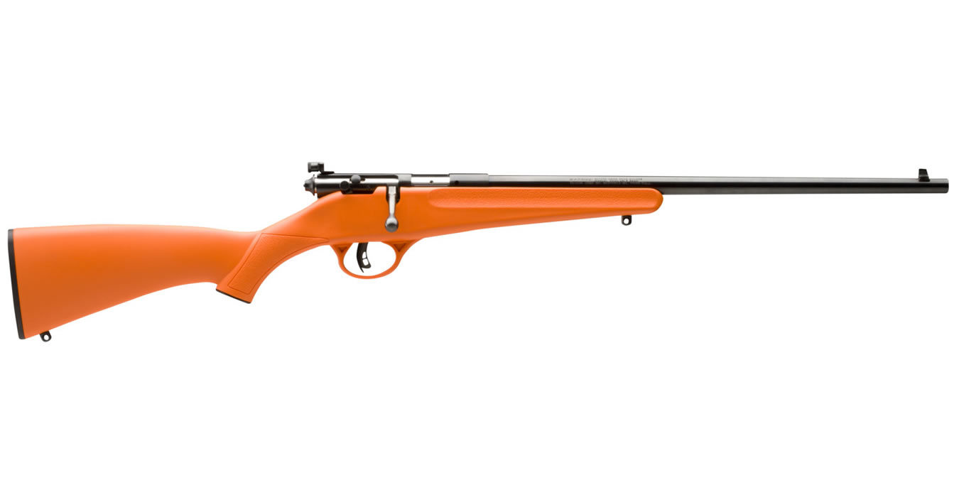 Rascal Youth 22LR Bolt Action Rimfire Rife with Orange Stock Rascal Youth 22LR Bolt Action Rimfire Rife with Orange Stock - Bolt-Action Rimfire Rifles - Texas Gun Store
