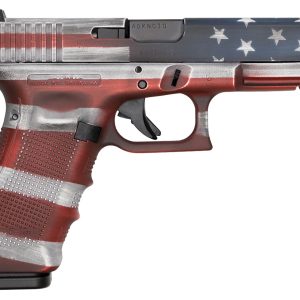 17 Gen4 9mm 17-Round Pistol with American Flag Battleworn Cerakote Finish (Made