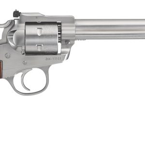 Blackhawk Bisley Stainless Exclusive 22LR Revolver with Hardwood Grips