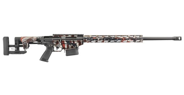 Precision Rifle 6.5 Creedmoor Bolt-Action Rifle w/ Battle Worn American Flag