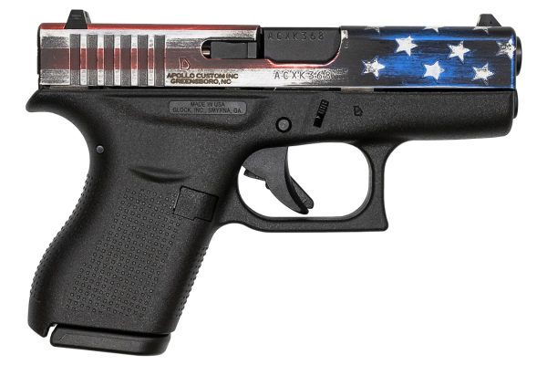 42 380 Auto Single Stack Pistol with American Flag Slide