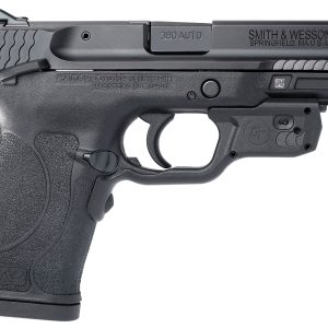 MP380 Shield EZ 380 ACP Pistol with Green Crimson Trace Laser Guard and Thumb Sa