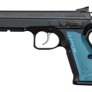 Shadow 2 9mm Black Pistol with Blue Aluminum Grips - Firearms - Texas Gun Store