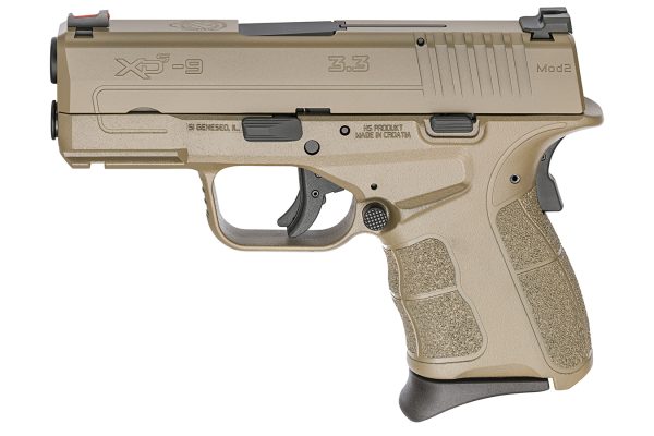 XDS Mod.2 3.3 Single Stack 9mm Desert FDE Cerakote Carry Conceal Pistol