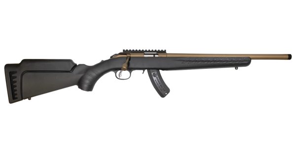 American Rimfire Mini Ranch 22LR Bolt-Action Rifle with Burnt Bronze Threaded Ba