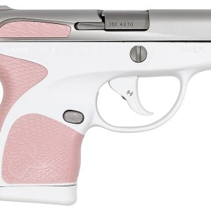 Spectrum .380 Auto White/Stainless Pistol with Pink Grips - Firearms - Texas Gun Store