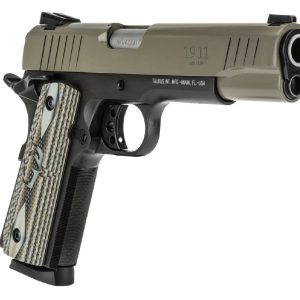 PT1911 45 ACP Pistol with Cerakote Sand Finish and VZ Grip - Firearms - Texas Gun Store