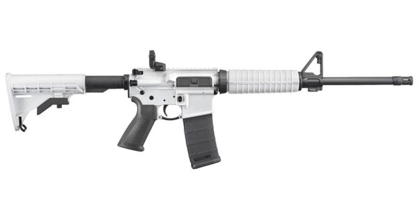 AR-556 Semi-Automatic 5.56 NATO Rifle with White Cerakote Finish