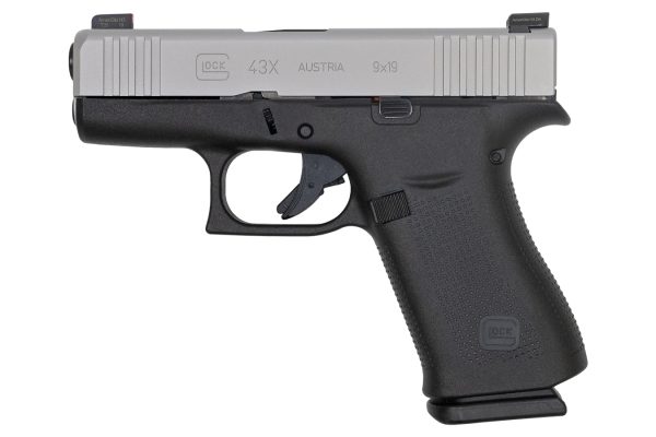 43X 9mm 10-Round Pistol with Silver Slide and AmeriGlo Bold Night Sights