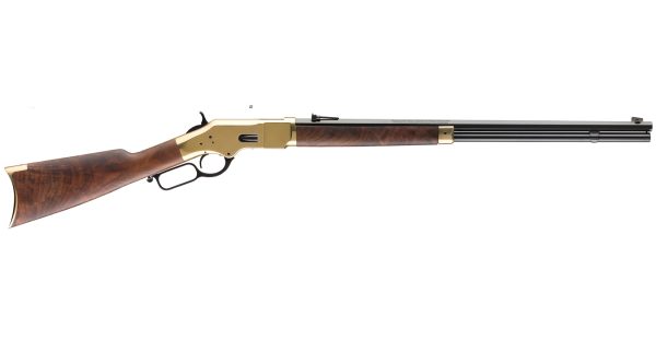 1866 Deluxe Octagon 38 Special Lever-Action Rifle with Brass Receiver